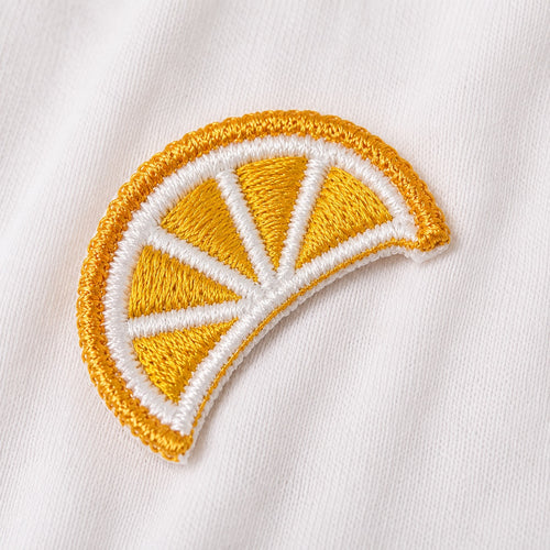 Citrus Pop Embroidered T-Shirt