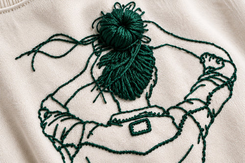 Forest Muse Embroidered Sweatshirt