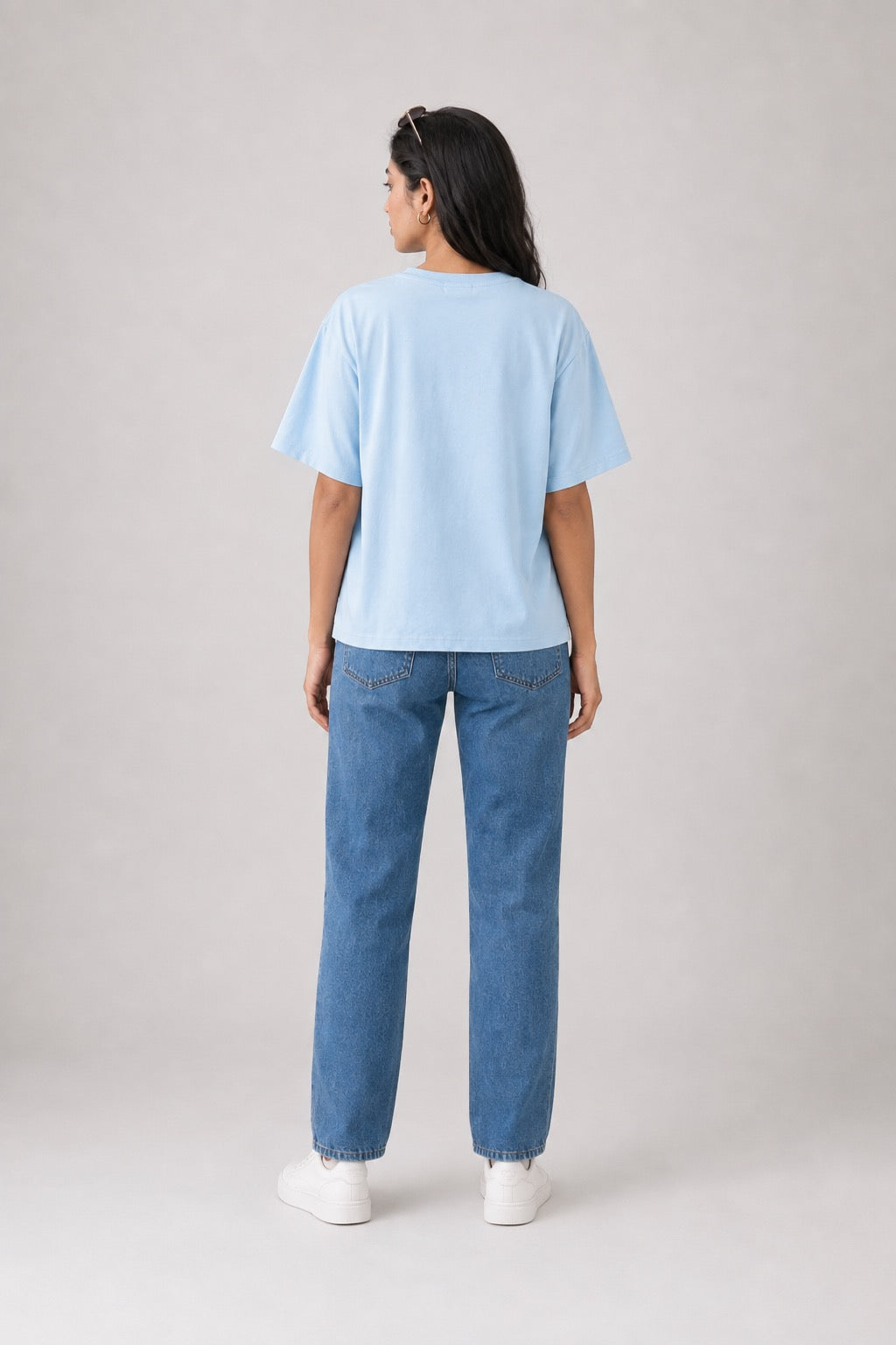 Sky Bow Oversized T-Shirt