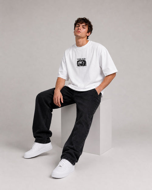 Fearless Wolf Oversized T-Shirt