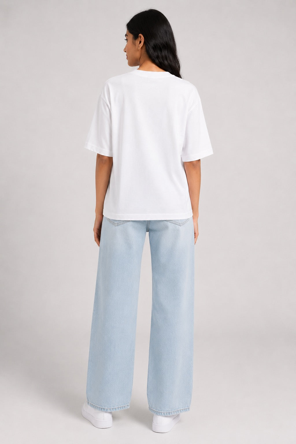 Sunshine Bloom Embroidered Oversized T-Shirt